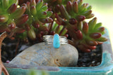Turquoise Stacking Ring Set // Size 8