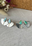 Emerald Valley Turquoise Statement Studs