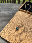 London Blue Topaz Necklace / 14K & 18K Yellow Gold