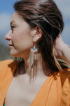Soleil Triple Dangle Turquoise Earrings