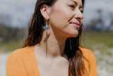 Single Dangle Turquoise Earrings