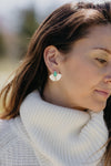 Green Goddess Statement Stud 2