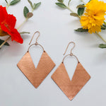 Aztec Copper Earrings