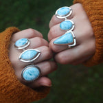 Larimar Ring // Size 6.5 II