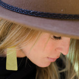 Melita Brass Earrings